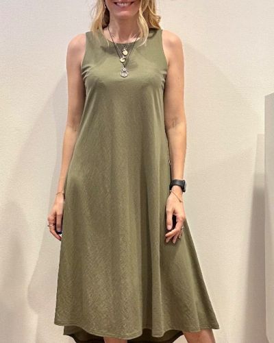 Abito con coda rayon verdone 