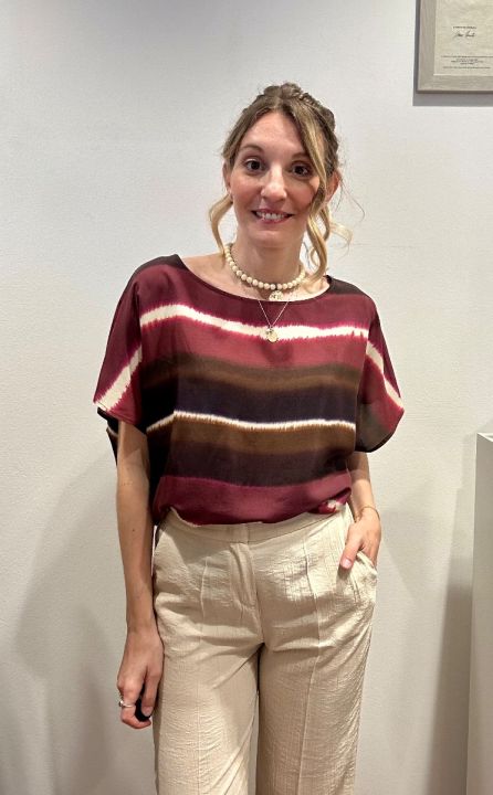Blusa sfumata india viscosa 