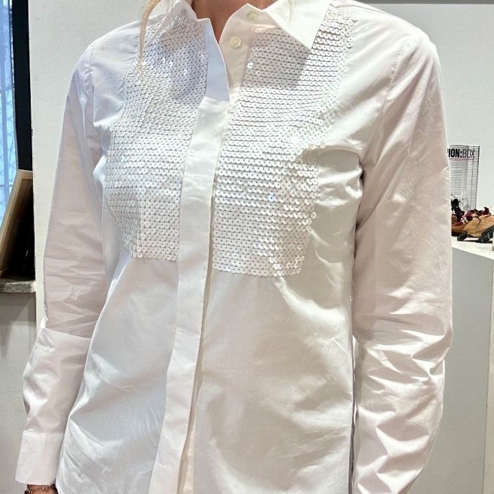 Camicia cotone paillettes  (3)