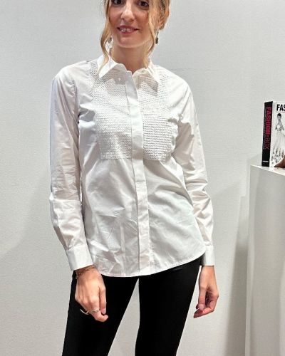 Camicia cotone paillettes 