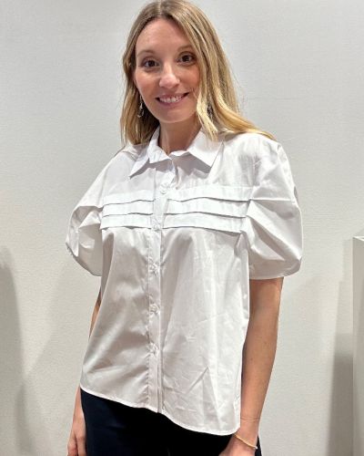 Camicia volant e pieghe 