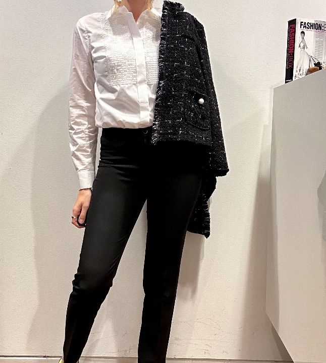 Pantalone basico spacchetto nero (5)