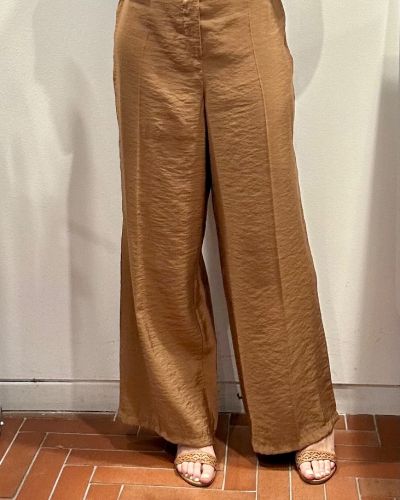 Pantalone color cuoio
