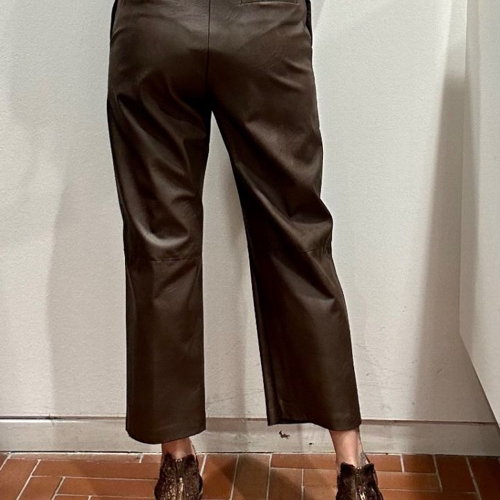 Pantalone ecopelle moro (2)