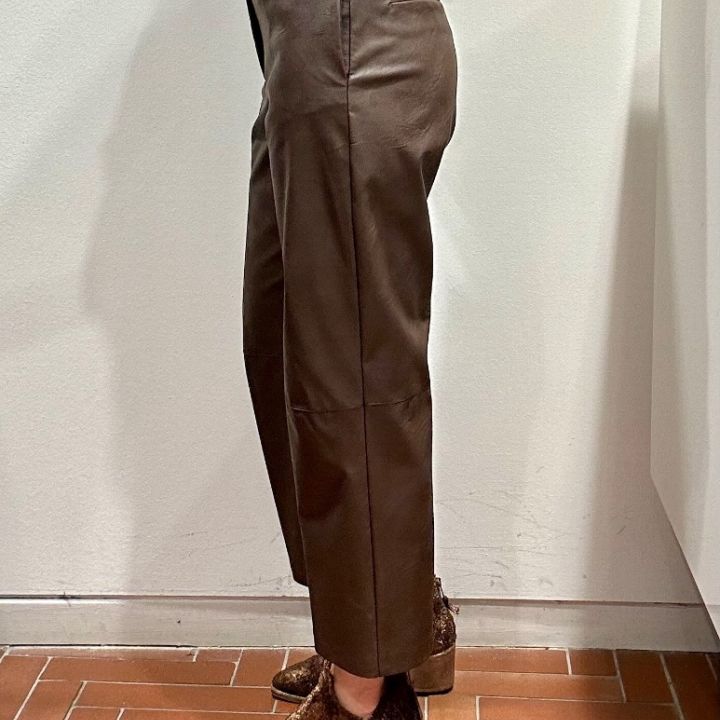 Pantalone ecopelle moro (3)