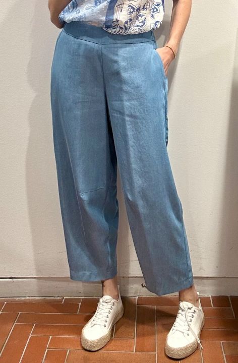 Pantalone lyocell barrel
