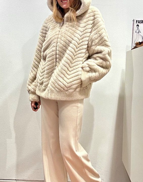 Pantalone palazzo tasche burro (3)