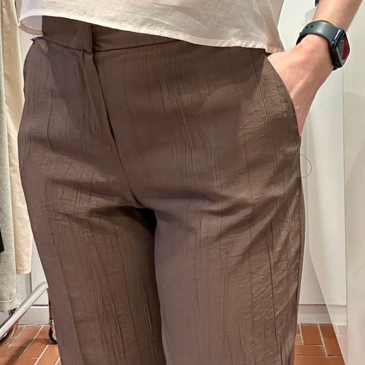 Pantalone viscosa leggera cioccolato  (3)
